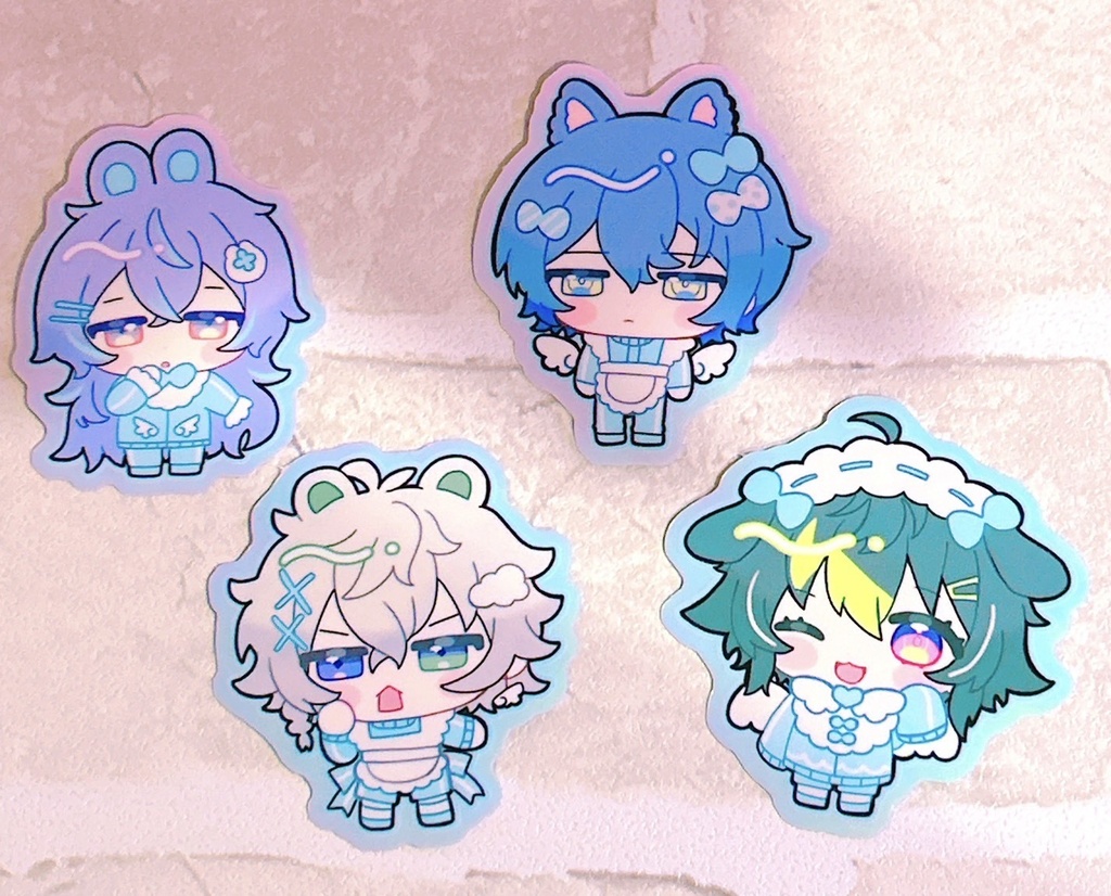 【非公式】アクリルアンブレラマーカー&オーロラステッカーセット