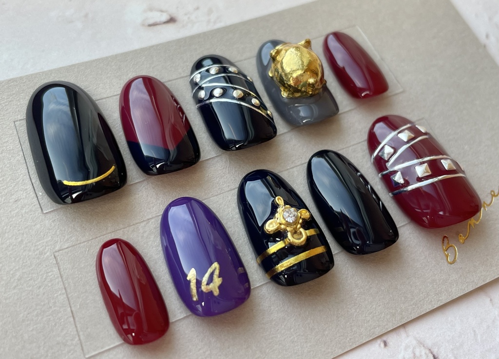 再再販/ヒプノシスマイク/四十物十四/イメージネイルチップ