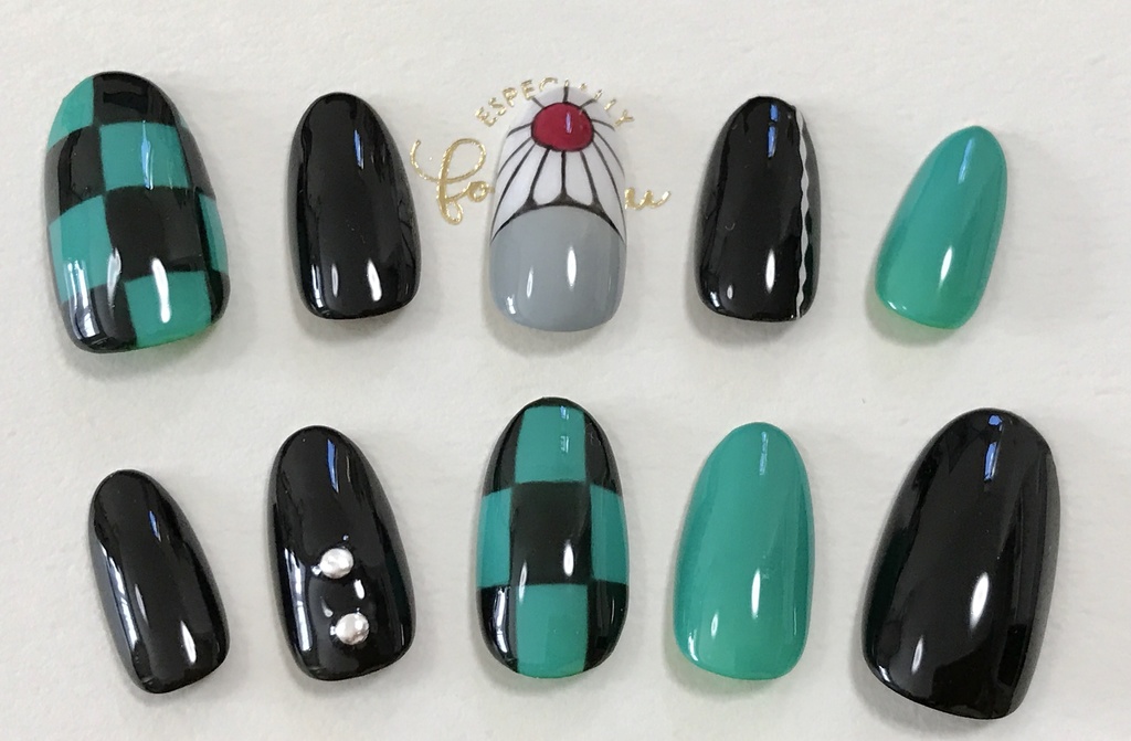 鬼滅の刃/竈門炭治郎/イメージネイルチップ