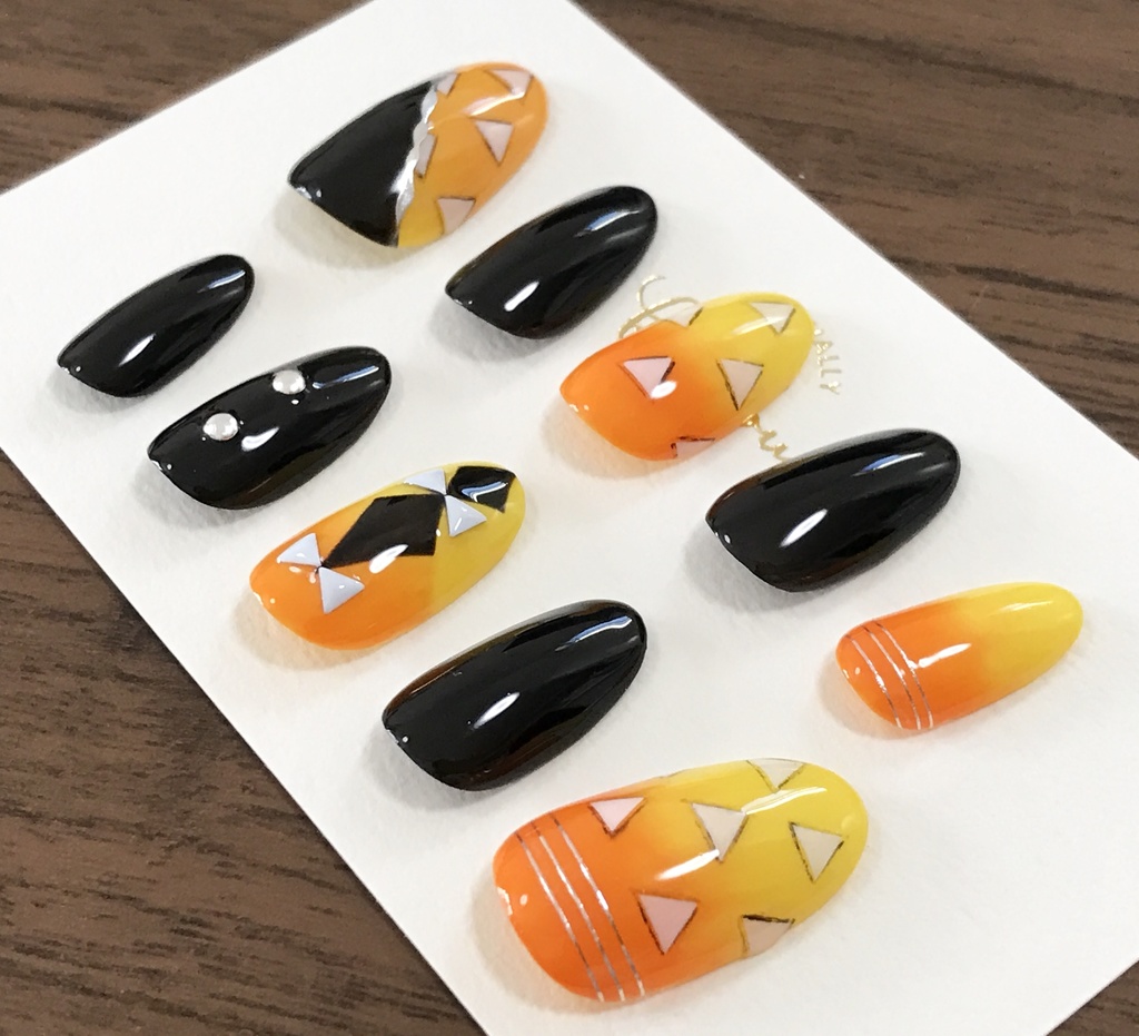 再販/鬼滅の刃/我妻善逸/イメージネイルチップ