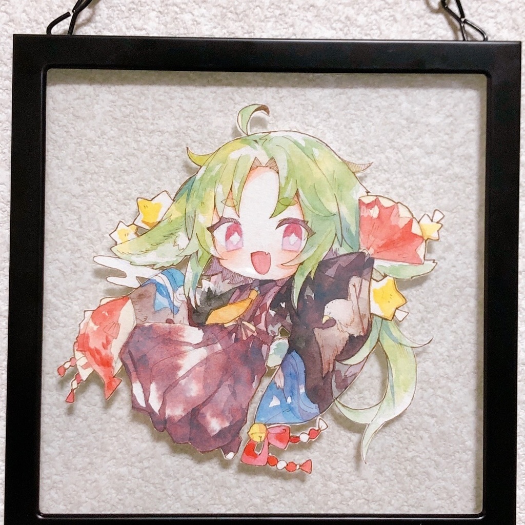 透明原画③元旦みどりうさ