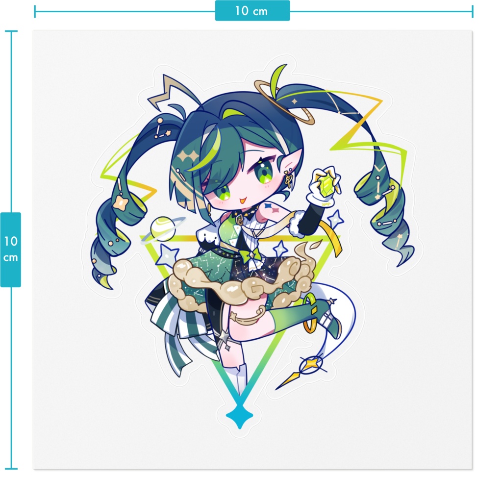 【ステッカー】💎ペリドット💎