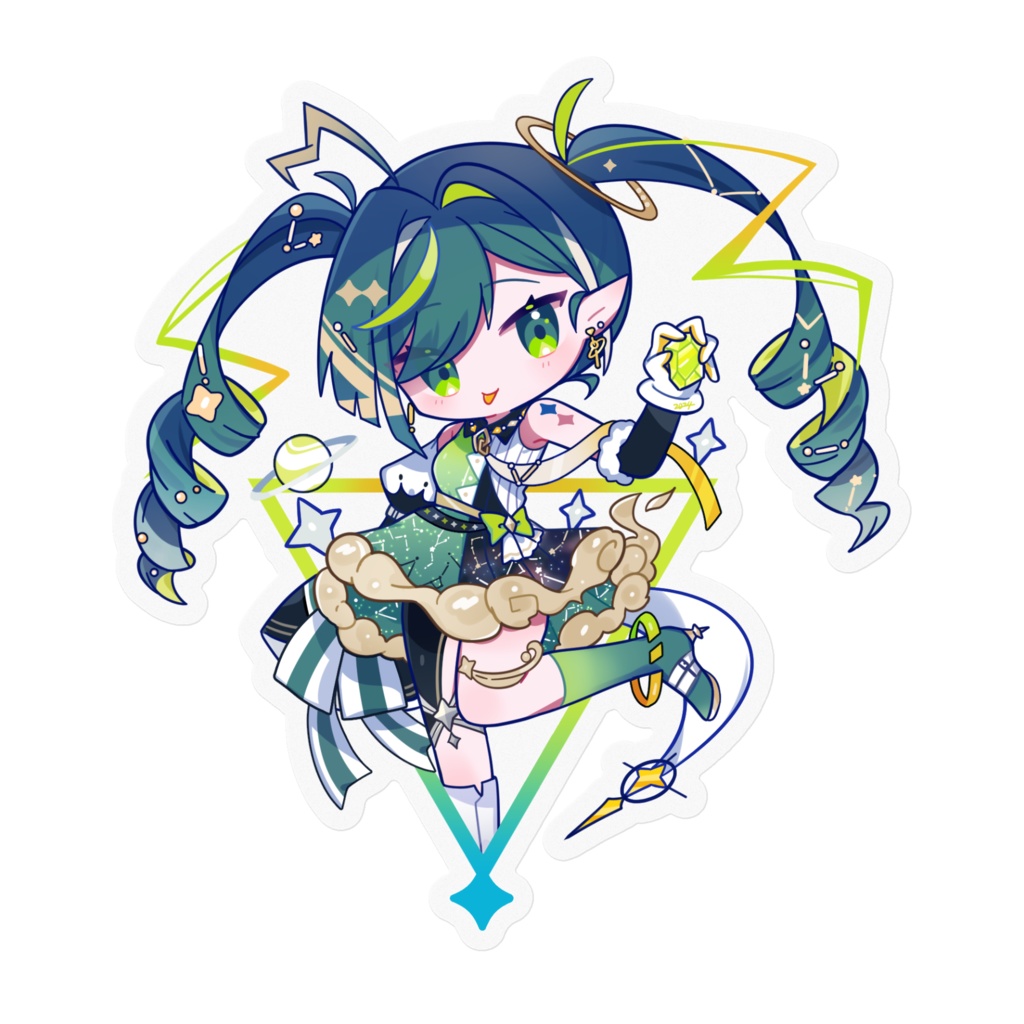 【ステッカー】💎ペリドット💎