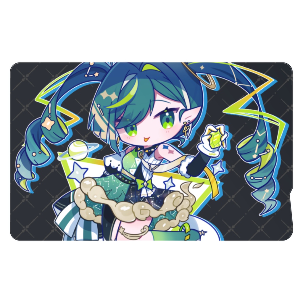【ICカードステッカー】💎ペリドット💎
