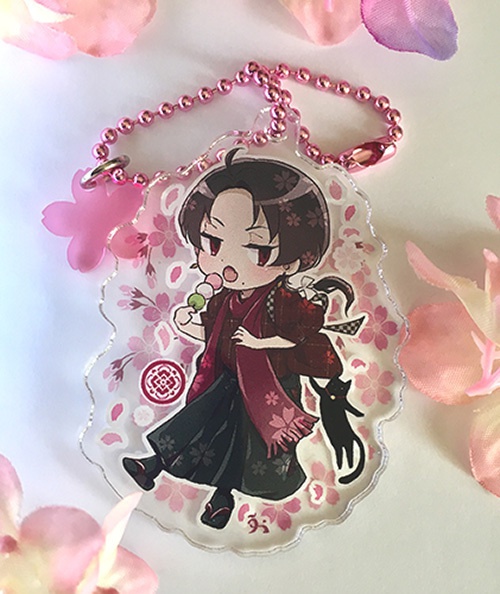 アクリルキーホルダー　【加州清光　桜】　