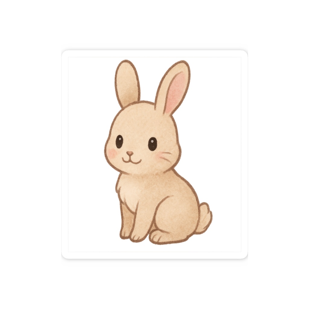 うさぎステッカー