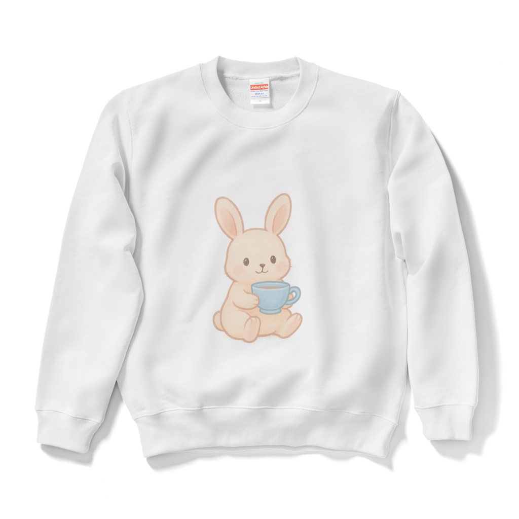 うさぎスウェット 白