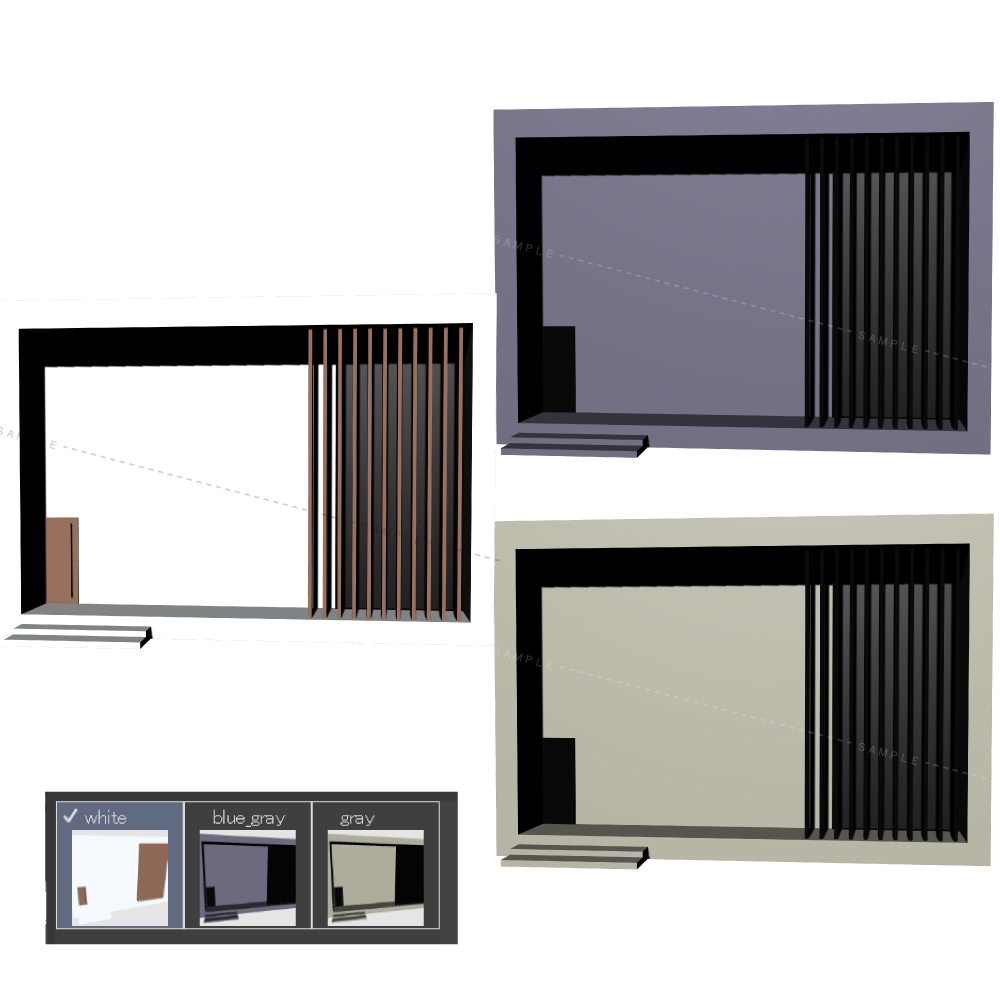 【3D】モダンハウス02