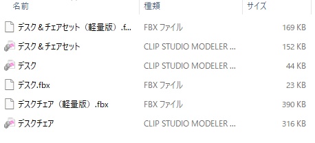 デスク&チェアセット