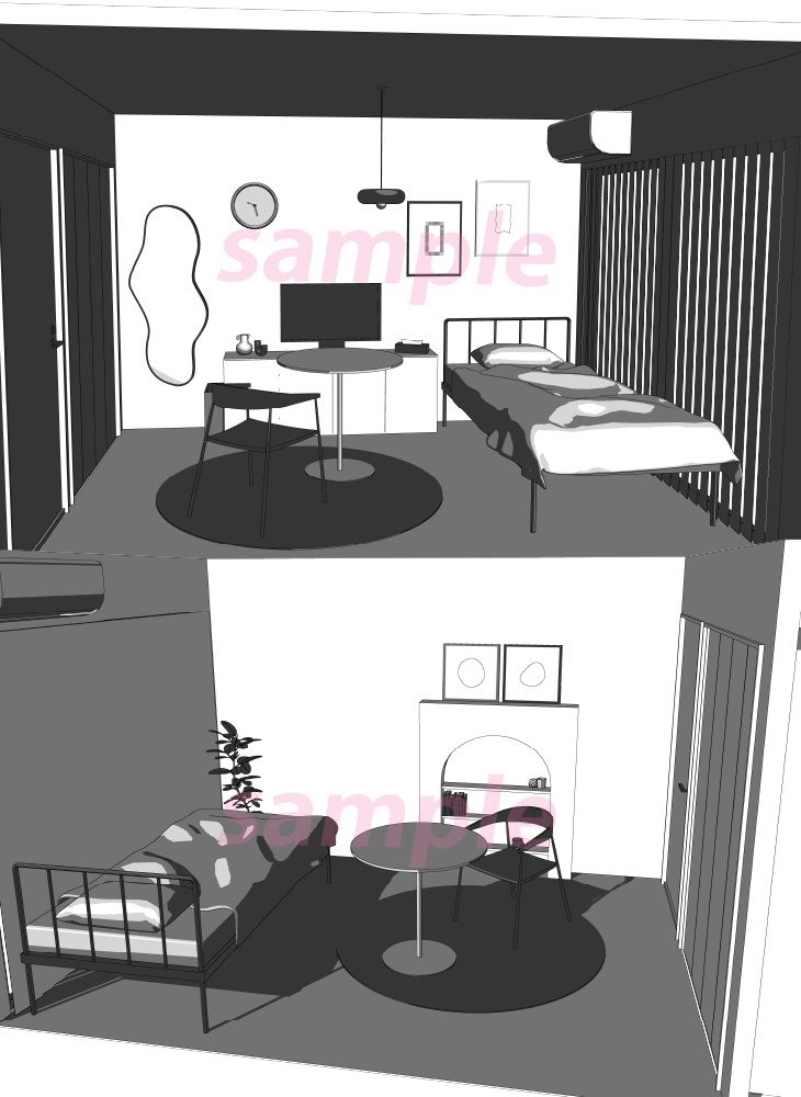 6畳のポップルーム