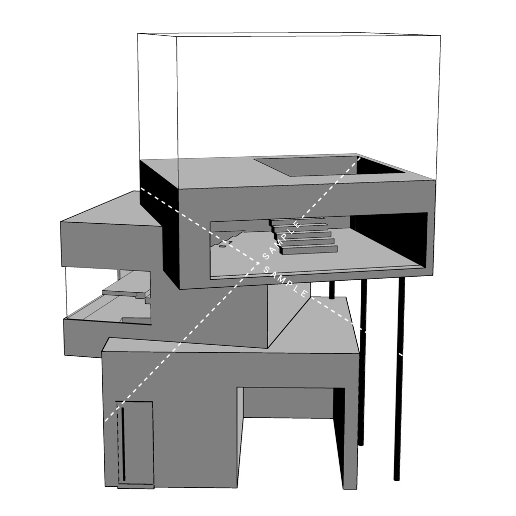 3Dモダンハウス04