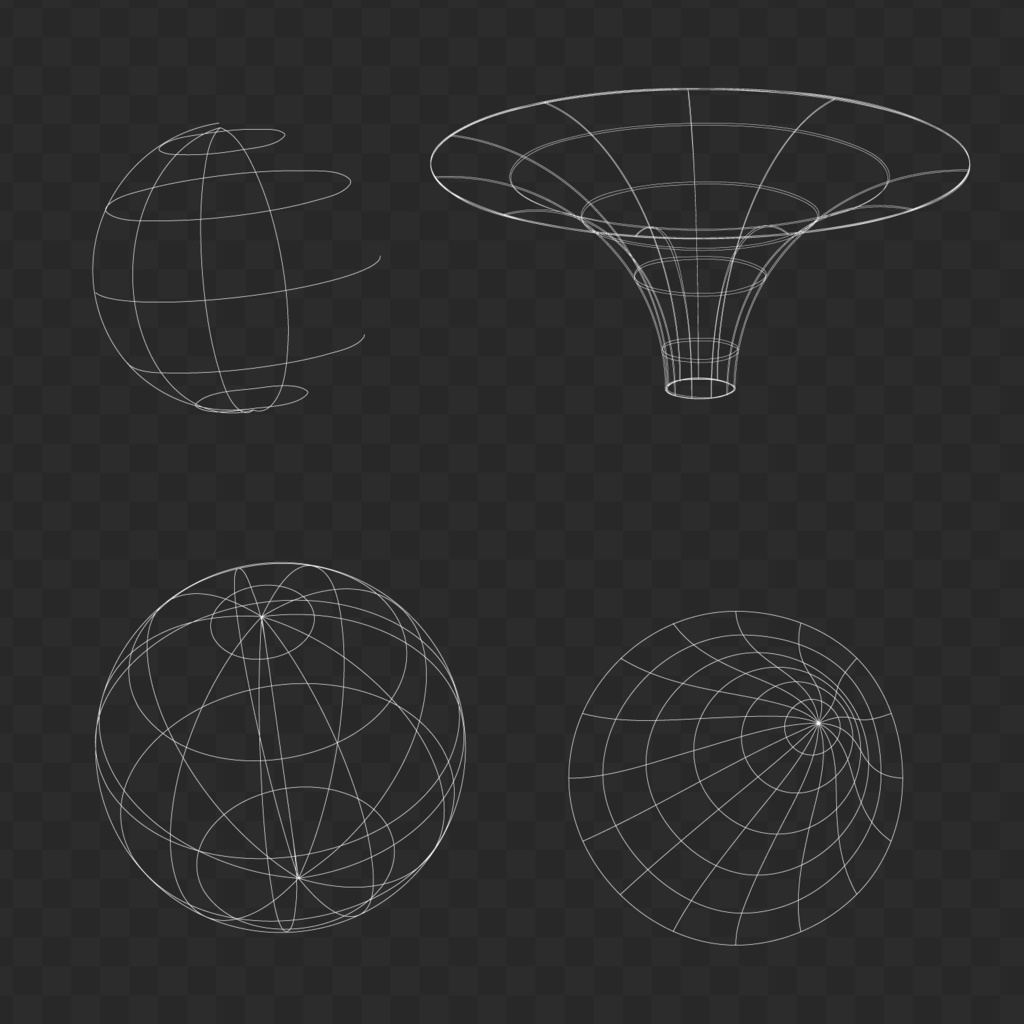 ワイヤーフレームグラフィックスセット