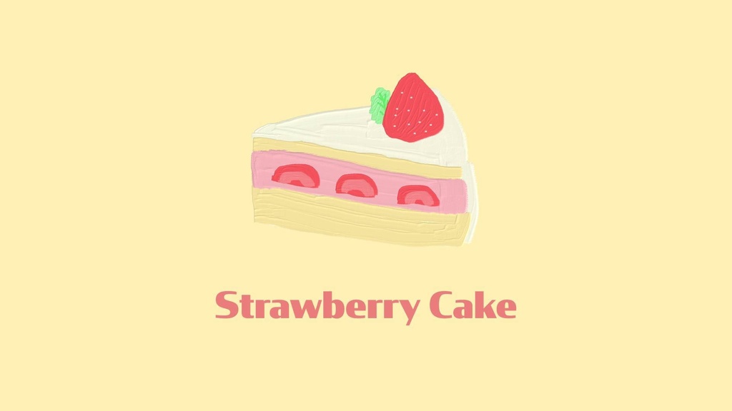 (no copyright music)Strawberry Cake | INDIGO BAKU