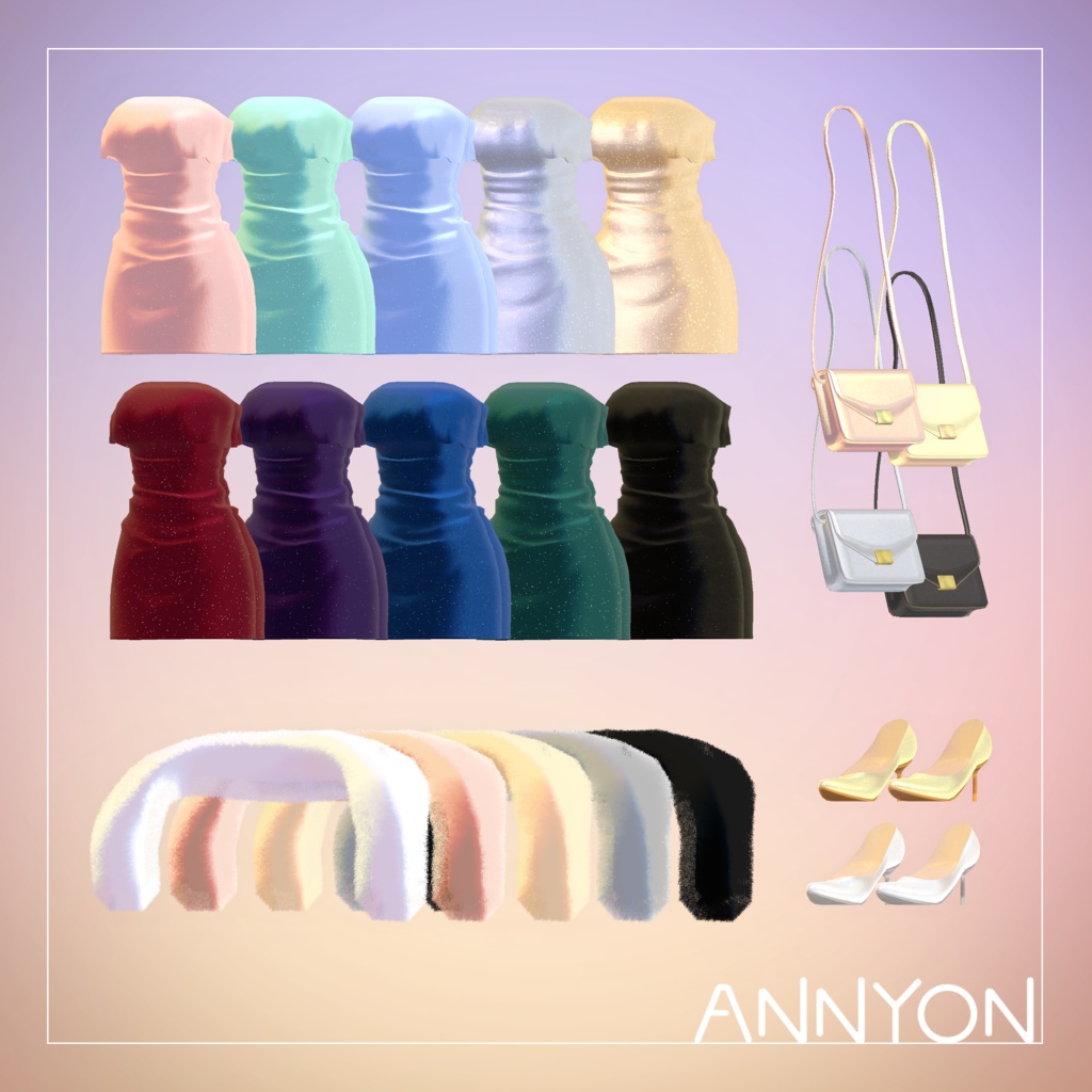 【16体アバター対応】『MiniTightDress(ミニタイトドレス)』