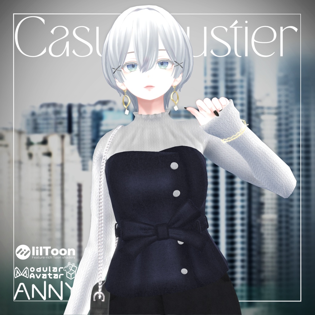 【18体アバター対応】『CasualBusitier(カジュアルビスチェ)』