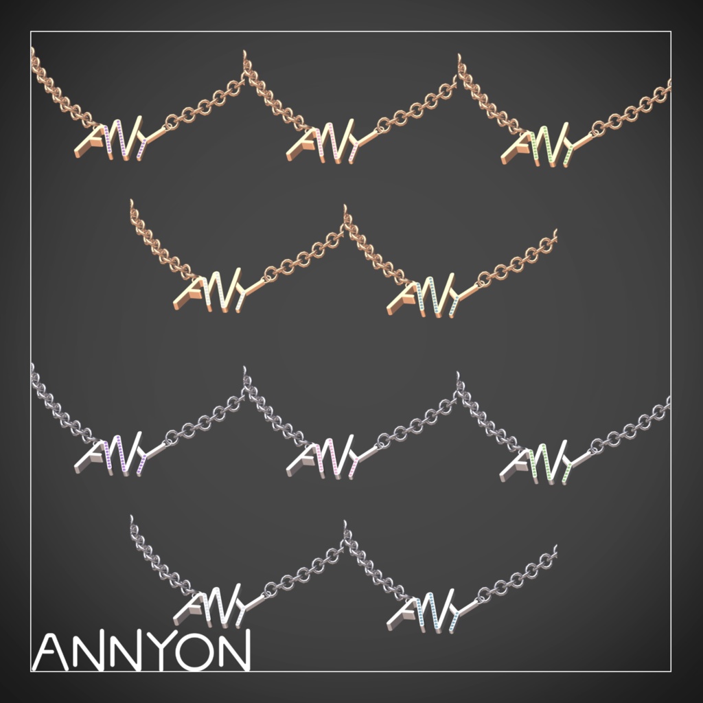 【17体アバター対応】 ANNYON Accessory Set