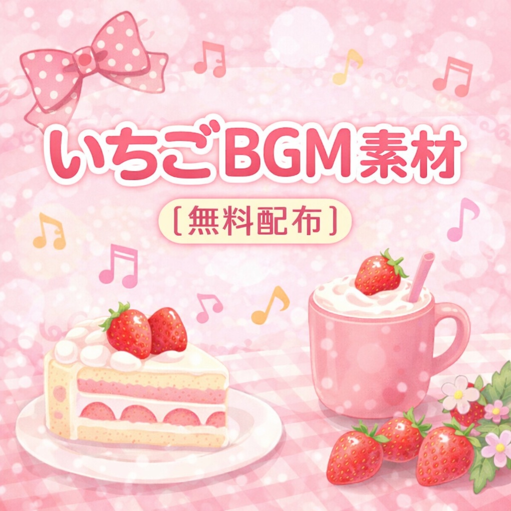 いちごBGM素材（無料配布）