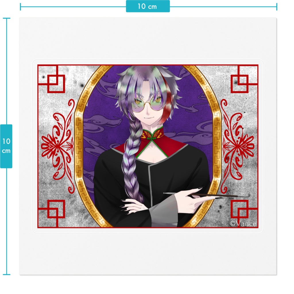 【4周年記念グッズ】イラストステッカー