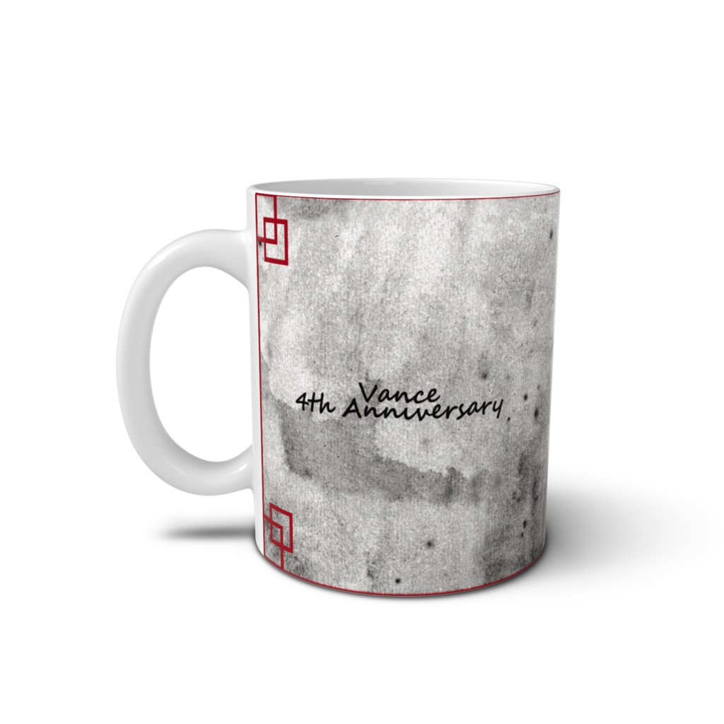 【4周年記念グッズ】イラストマグカップ