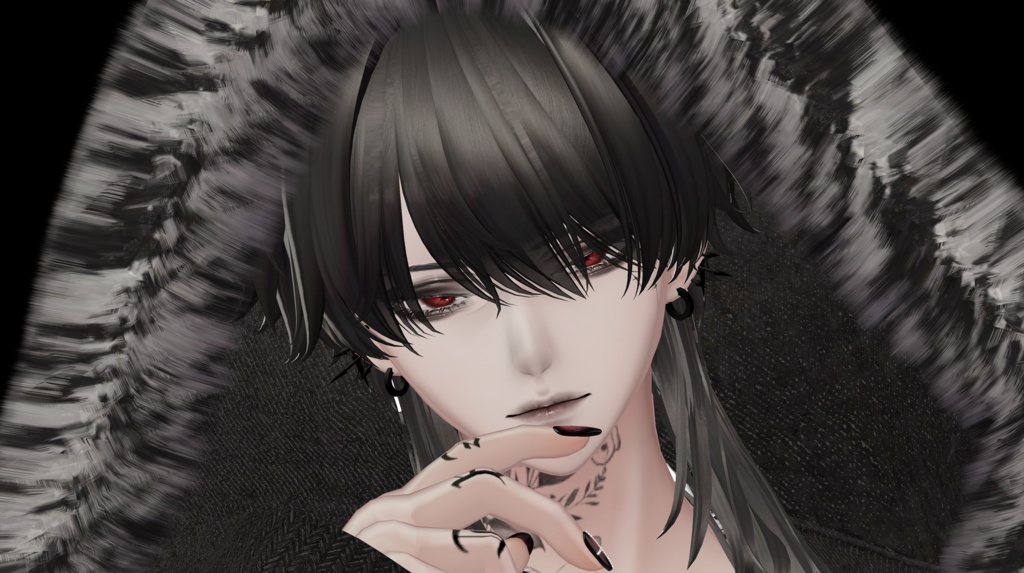 【10アバター+対応】Flux【3Dピアス】