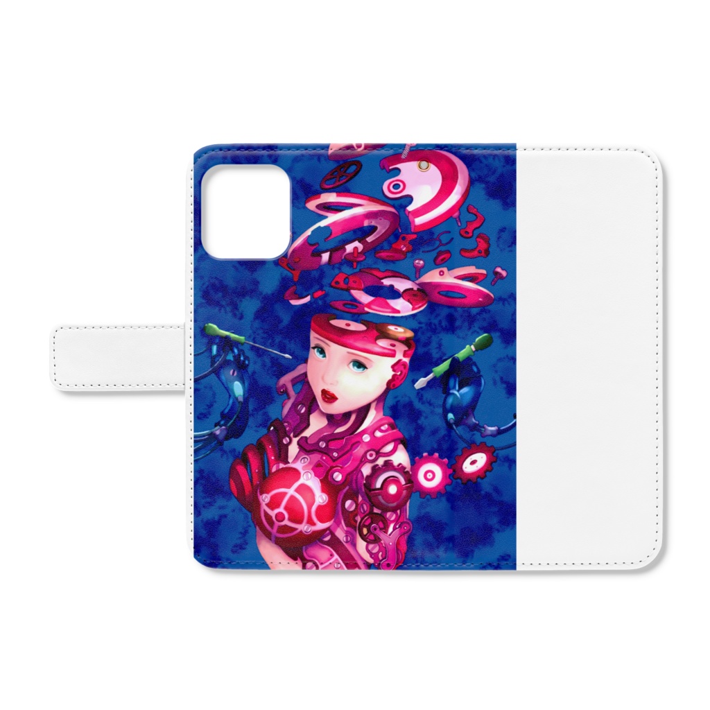 飛旅デザイン/手帳型iPhoneケース-iPhone12 / 12 Pro-ストラップ穴あり