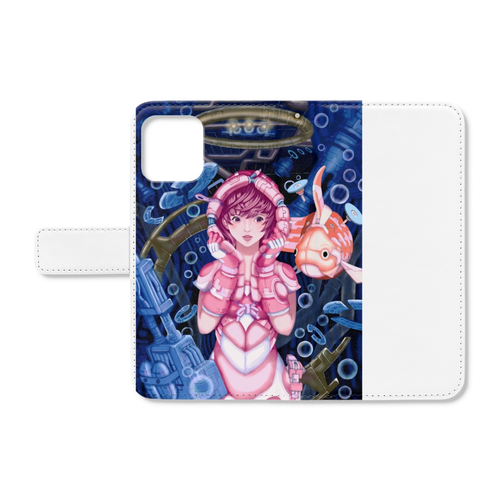 飛旅デザイン/手帳型iPhoneケース-iPhone12 / 12 Proストラップ穴あり