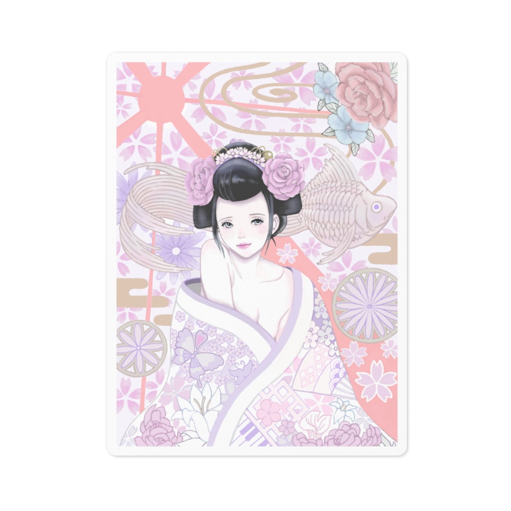 飛旅デザイン/ステッカー100 x 100(mm)