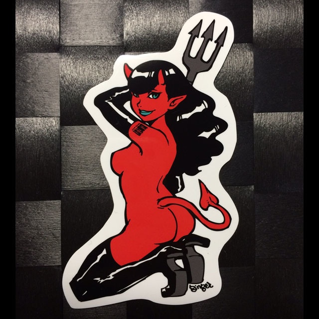 Reddevil Girl ステッカー