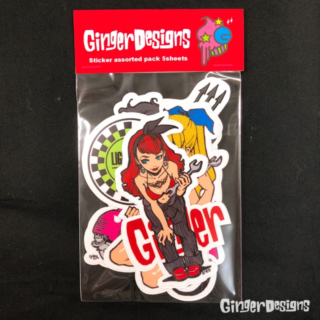 ステッカー5種アソートパック