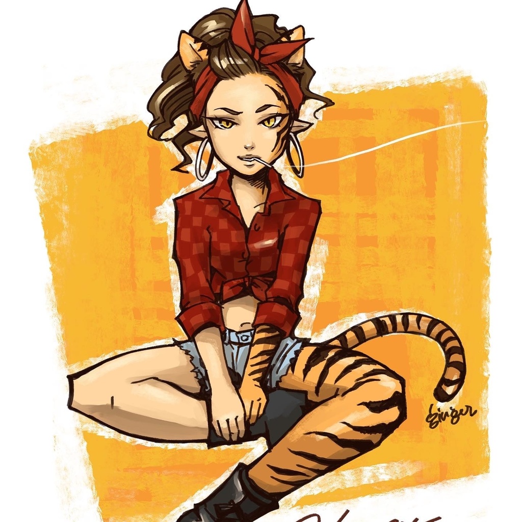 ピンナップガールステッカー - Atelier Ginger - BOOTH