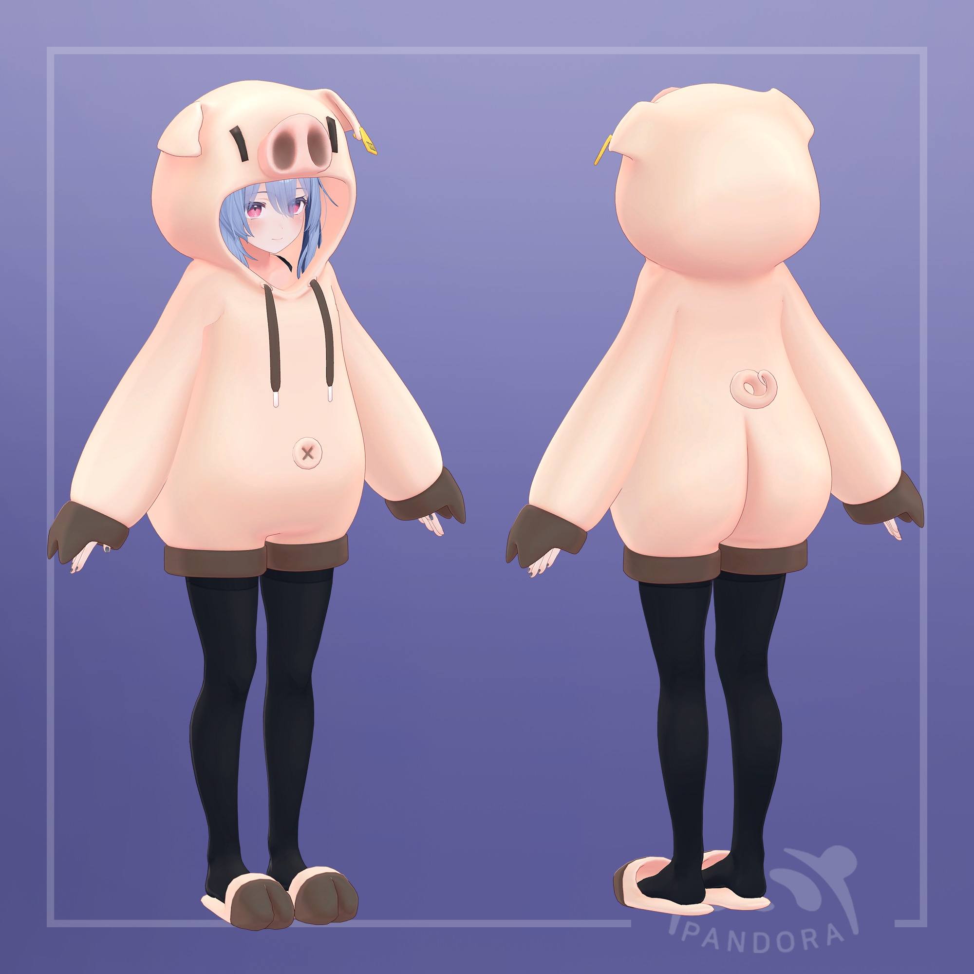 [VRchat] Pig - qpandorap - BOOTH