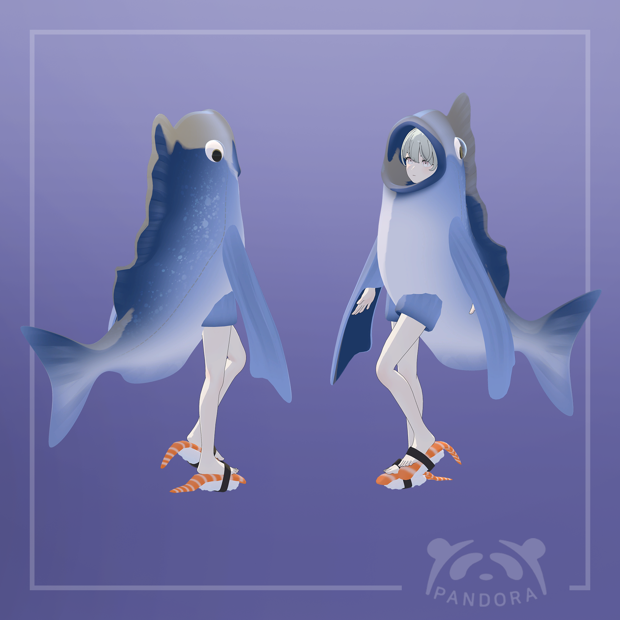 [VRchat] Fish suit - qpandorap - BOOTH