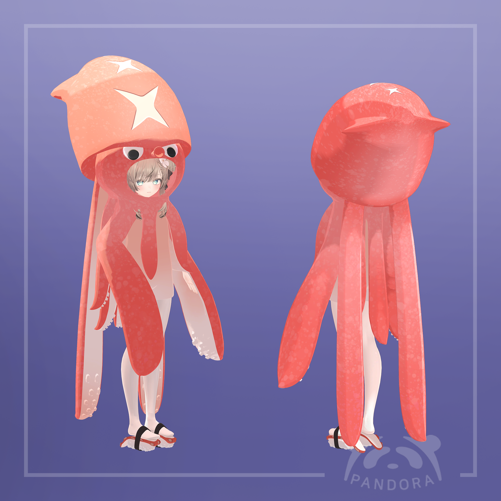 [VRchat] Octopusquid suit - qpandorap - BOOTH