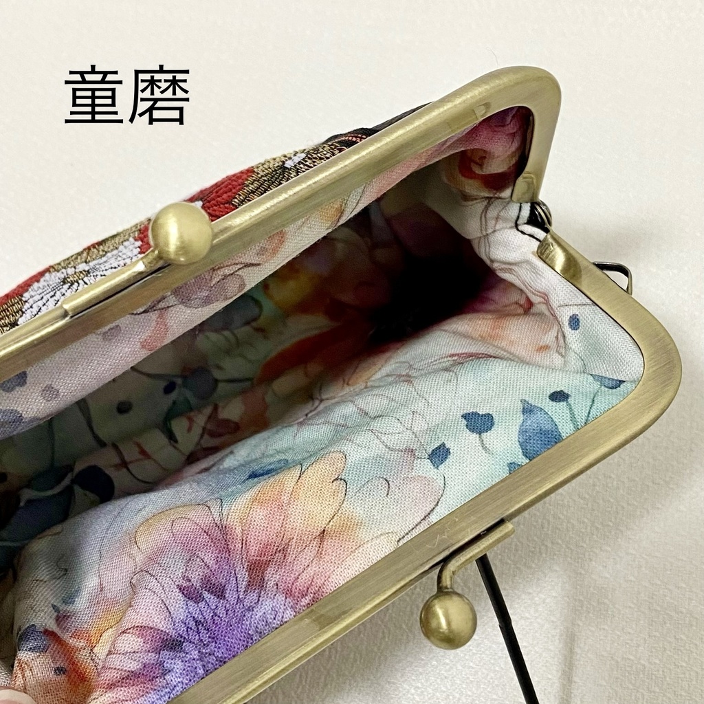 がまぐちポーチ