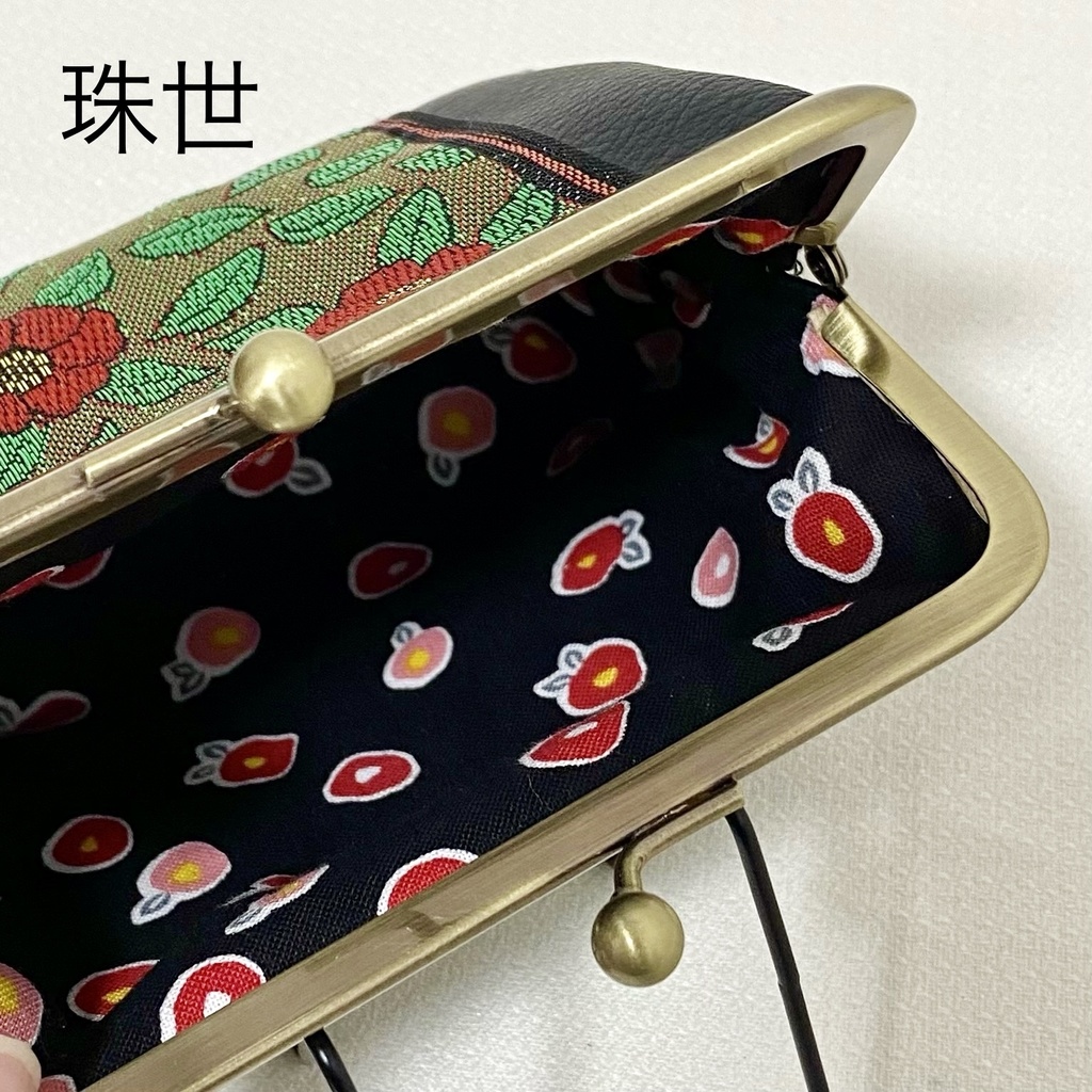 がまぐちポーチ