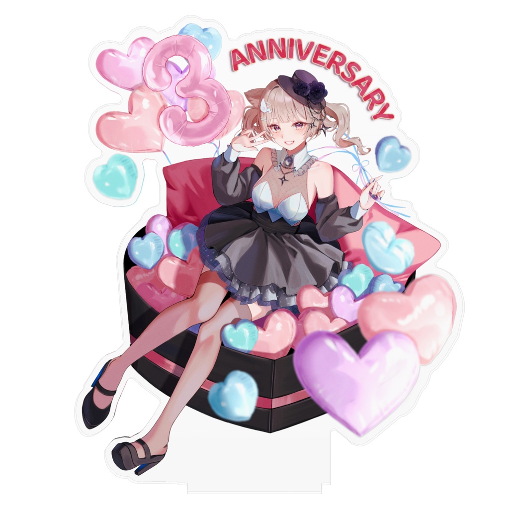 ちゃーず3周年記念アクリルスタンド