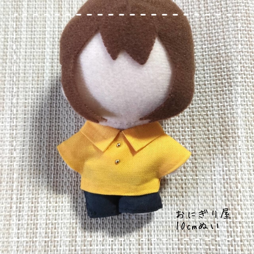 オレンジのシャツ 10cmぬい服