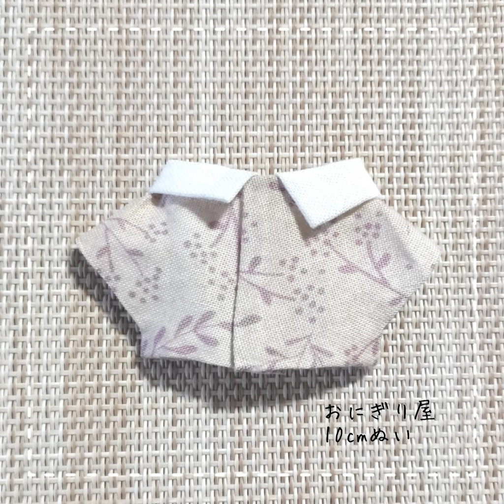 野花のシャツ&コースター(シャツの単品あり) 10cmぬい服