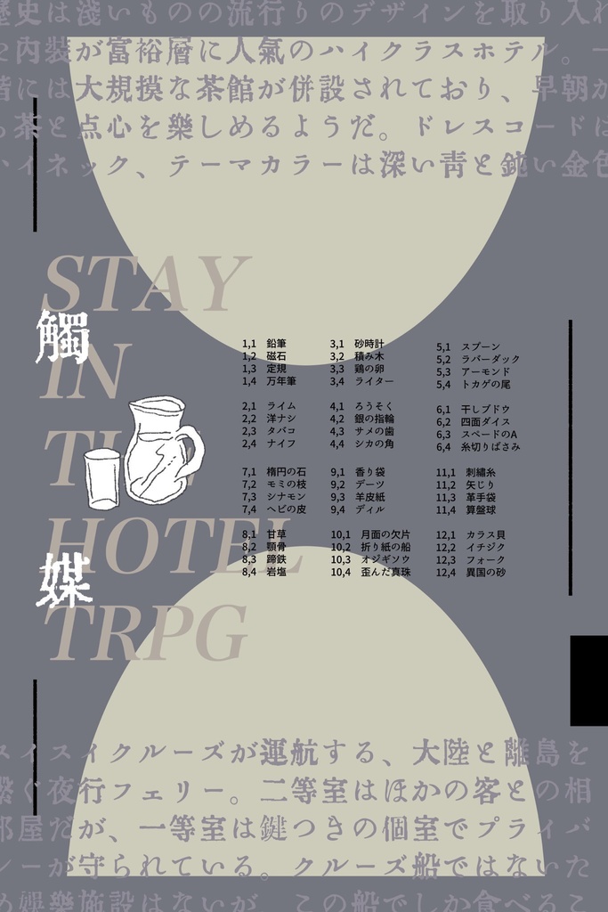 ステイインザホテルTRPG