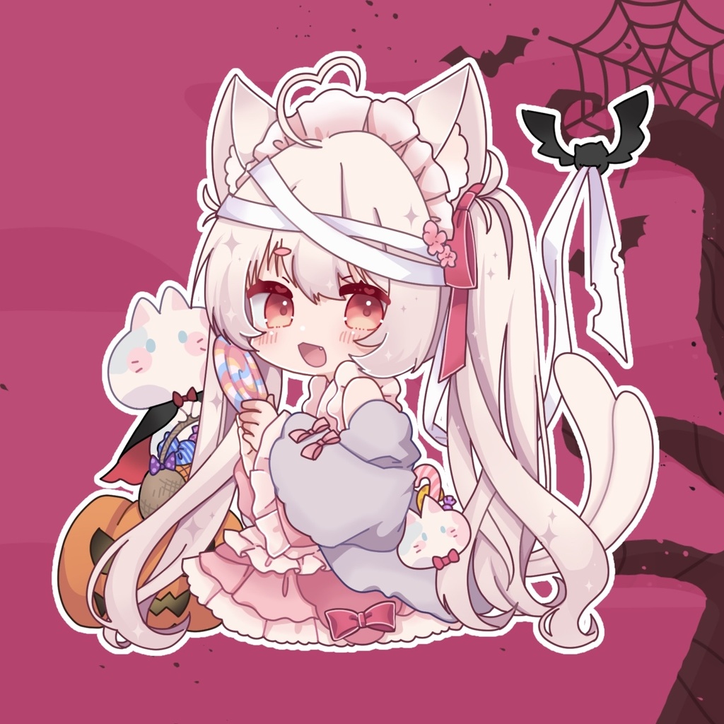【2025/ハロウィン】アクリルキーホルダー&アクリルスタンド 2種 猫宮こころ