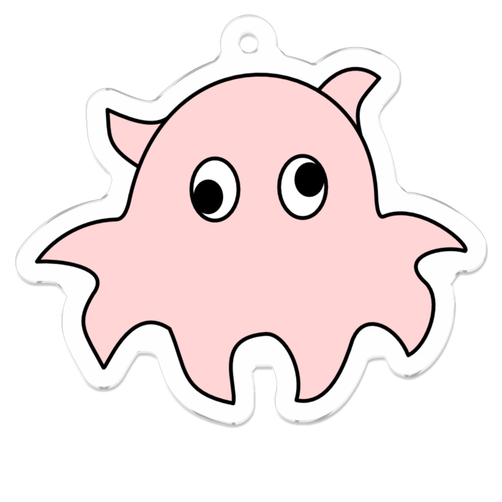 ぷくぷくメンダコ　アクリルキーホルダー