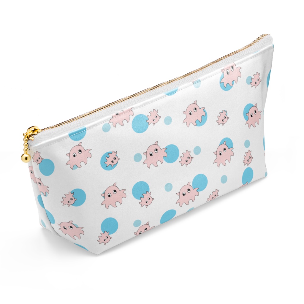 ぷくぷくメンダコいっぱい ポーチ