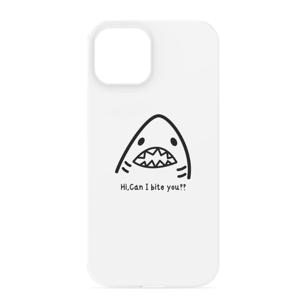 サメスタンプ iPhoneケース