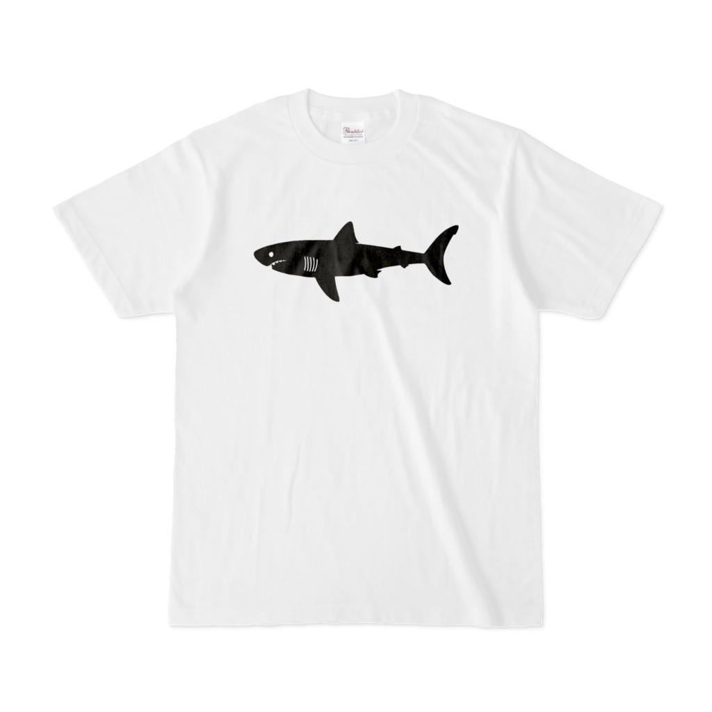 サメシルエット(ホホジロザメ)