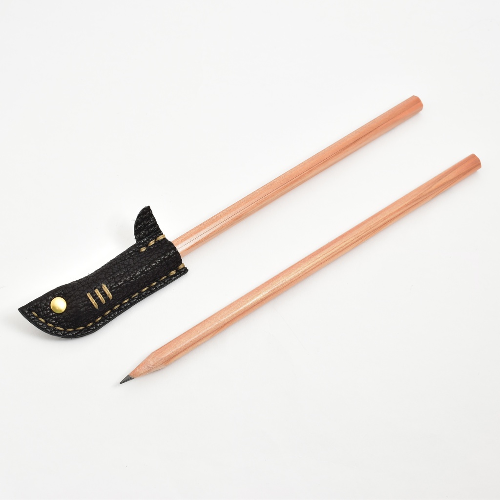 サメ革の鉛筆キャップ