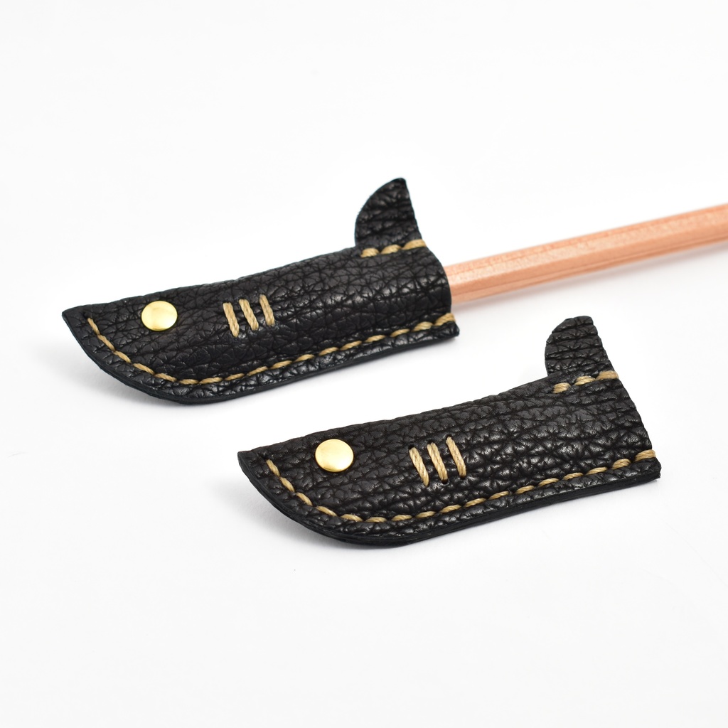 サメ革の鉛筆キャップ