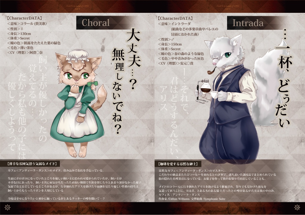 「猫の国のアリス」ストーリーbook Vol1【フルカラー44P/※購入特典:設定資料集/フルカラー44P付】合計フルカラー88P!