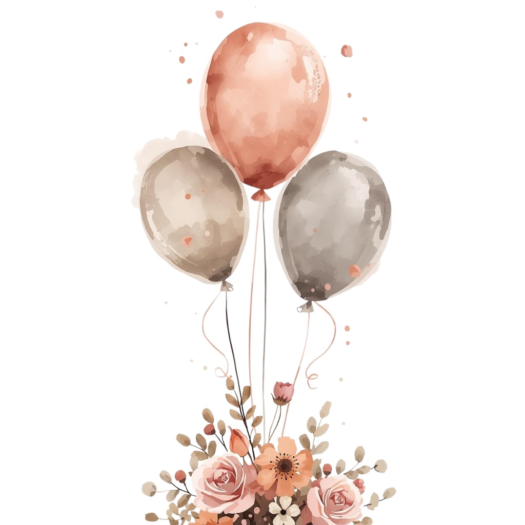 くすみカラー水彩フラワーフレーム|母の日カーネーション素材|10点セットPNG透過