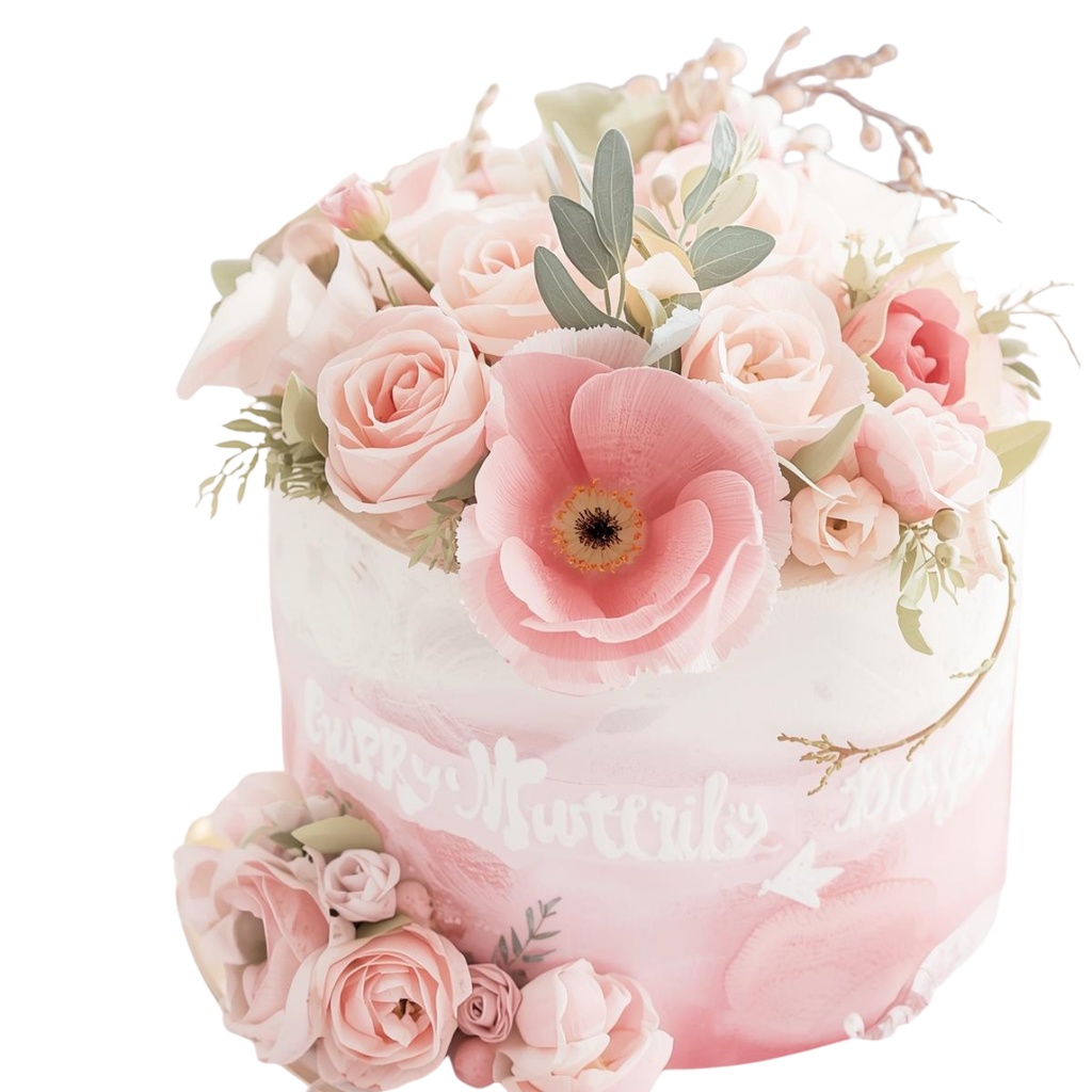 母の日 水彩クリップアート10点セット|くすみカラー カーネーション素材|PNG透過