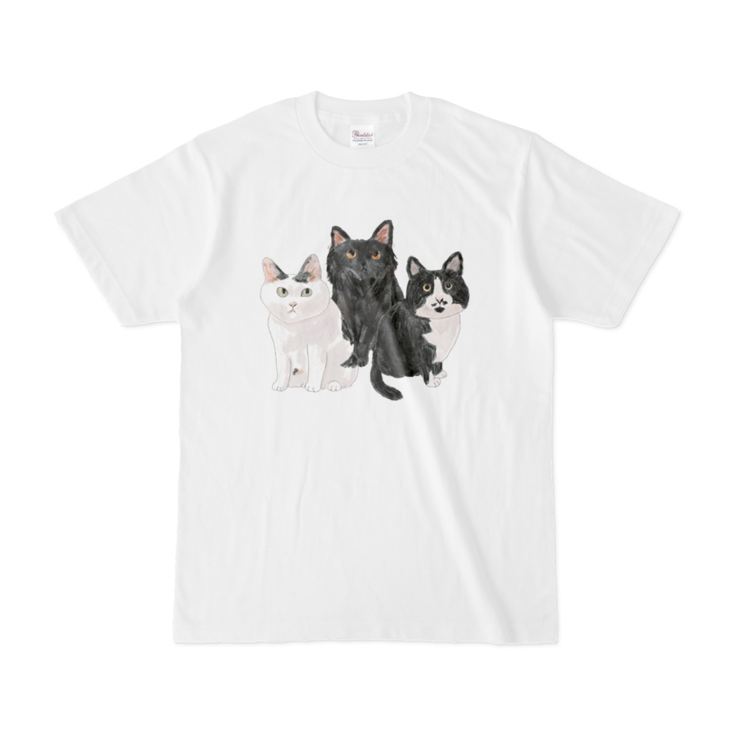 モノクロCATS Tシャツ
